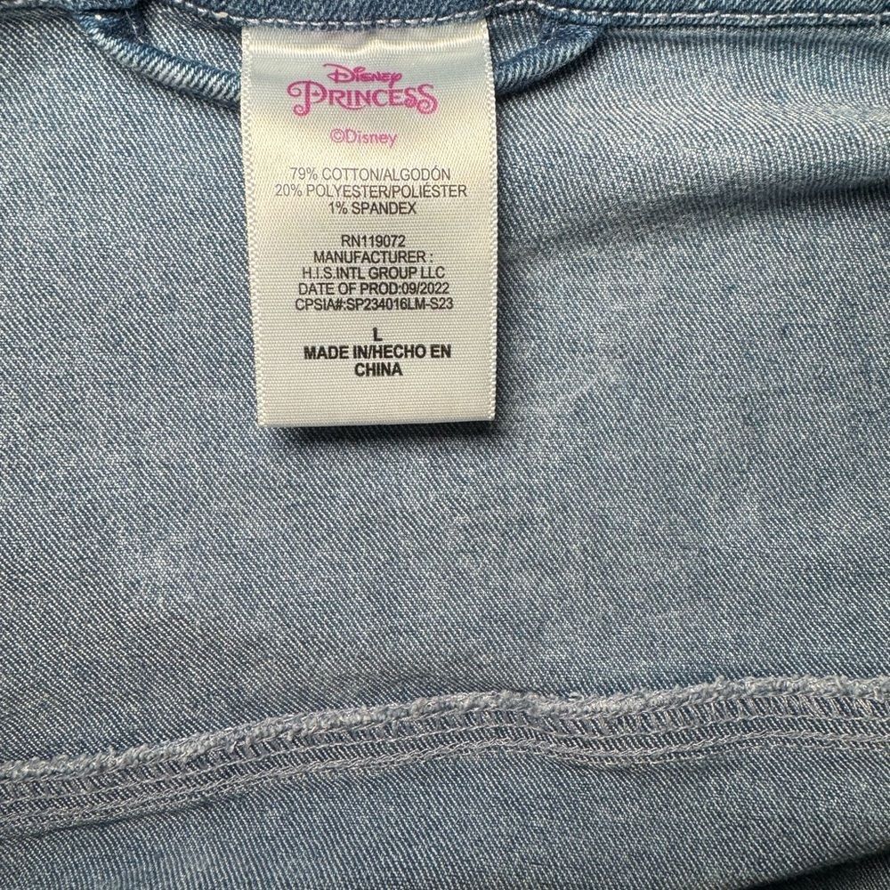 Disney Princess Little Mermaid Jean Jacket - Picture 4 of 4